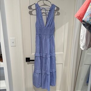Abercrombie & Fitch Light Blue Backless Dress
